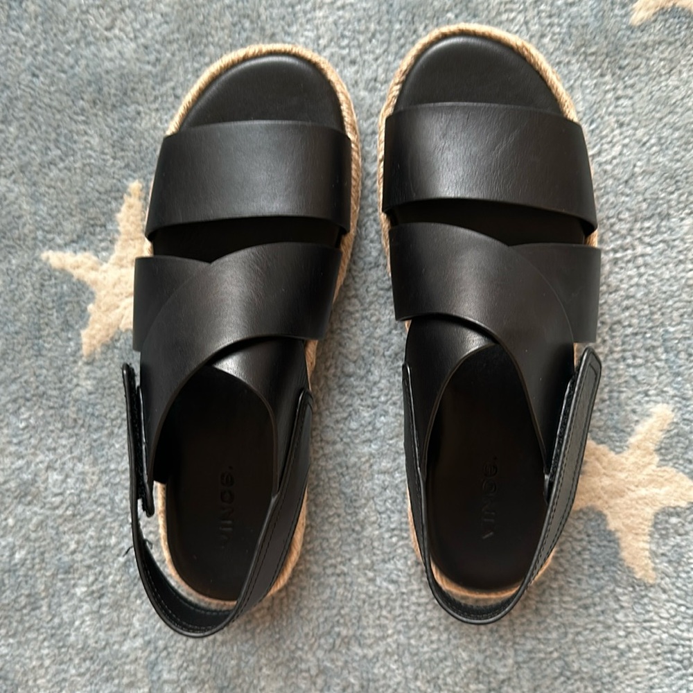 Vince Black Sandals - NEW
